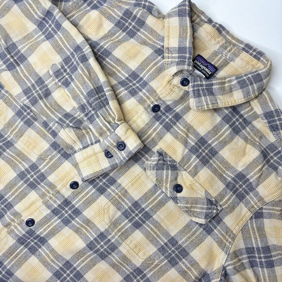Patagonia Other - Patagonia Shirt Men L Plaid Fjord Flannel 100% Organic Cotton Outdoor Hiking